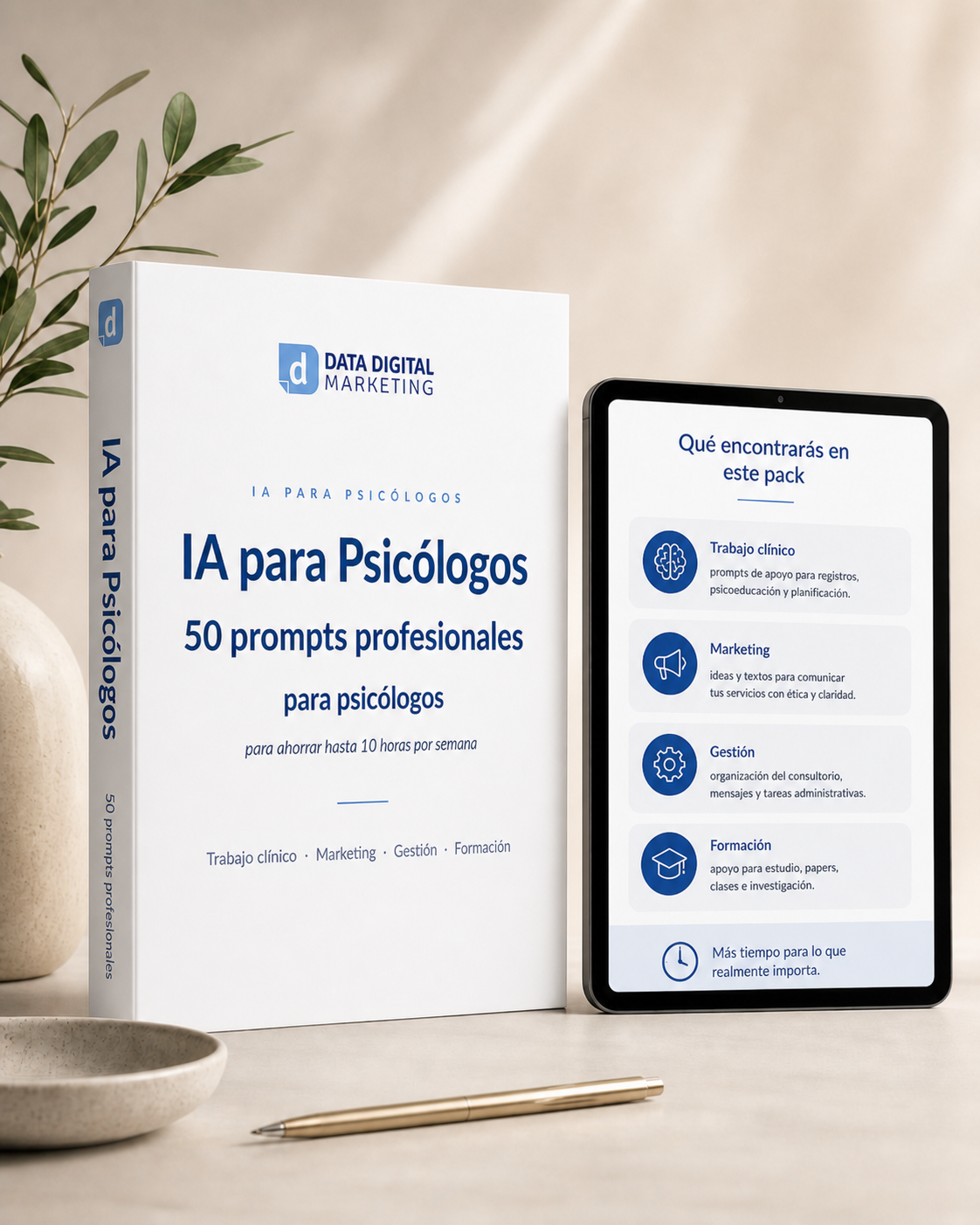IA para Psicólogos: 50 Prompts Profesionales